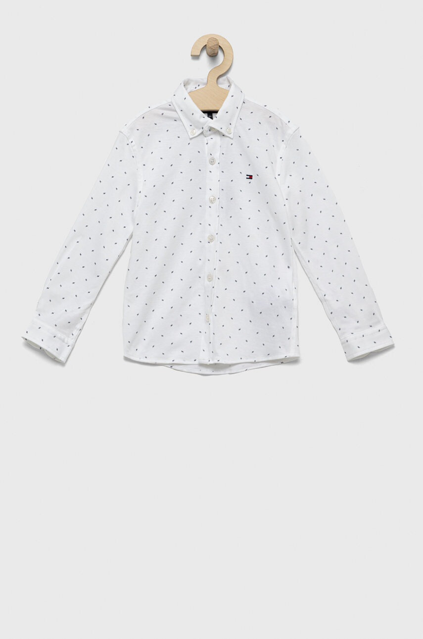 Tommy Hilfiger Детска памучна риза - Pepit.bg