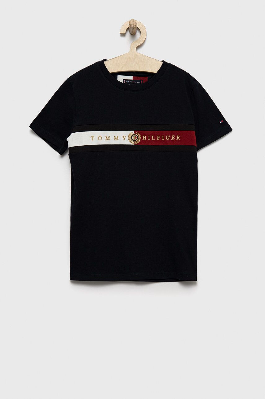 Tommy Hilfiger Детска памучна тениска - Pepit.bg