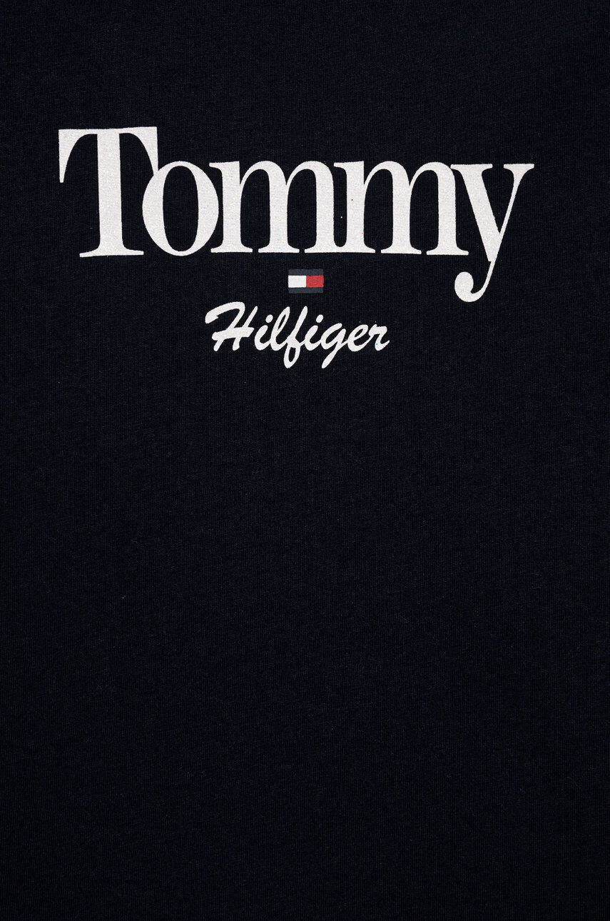 Tommy Hilfiger Детска памучна тениска в тъмносиньо - Pepit.bg