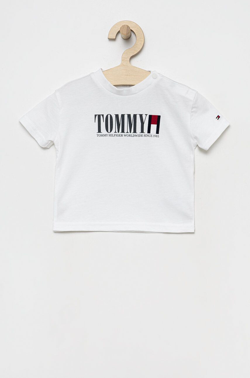 Tommy Hilfiger Детска памучна тениска - Pepit.bg