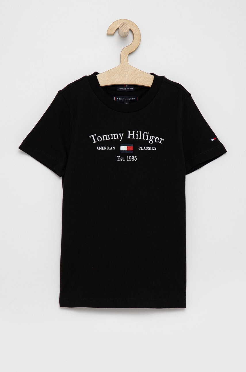 Tommy Hilfiger Детска памучна тениска - Pepit.bg