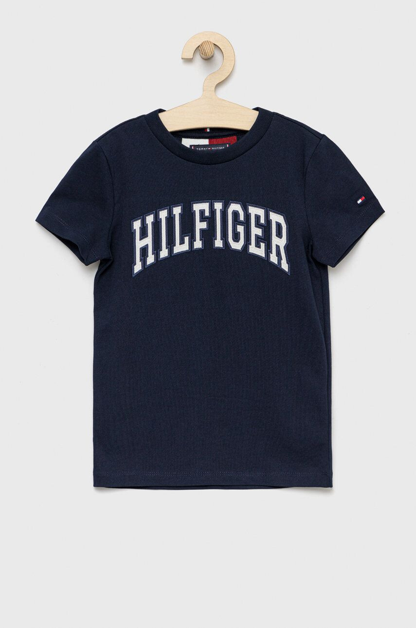 Tommy Hilfiger Детска памучна тениска - Pepit.bg