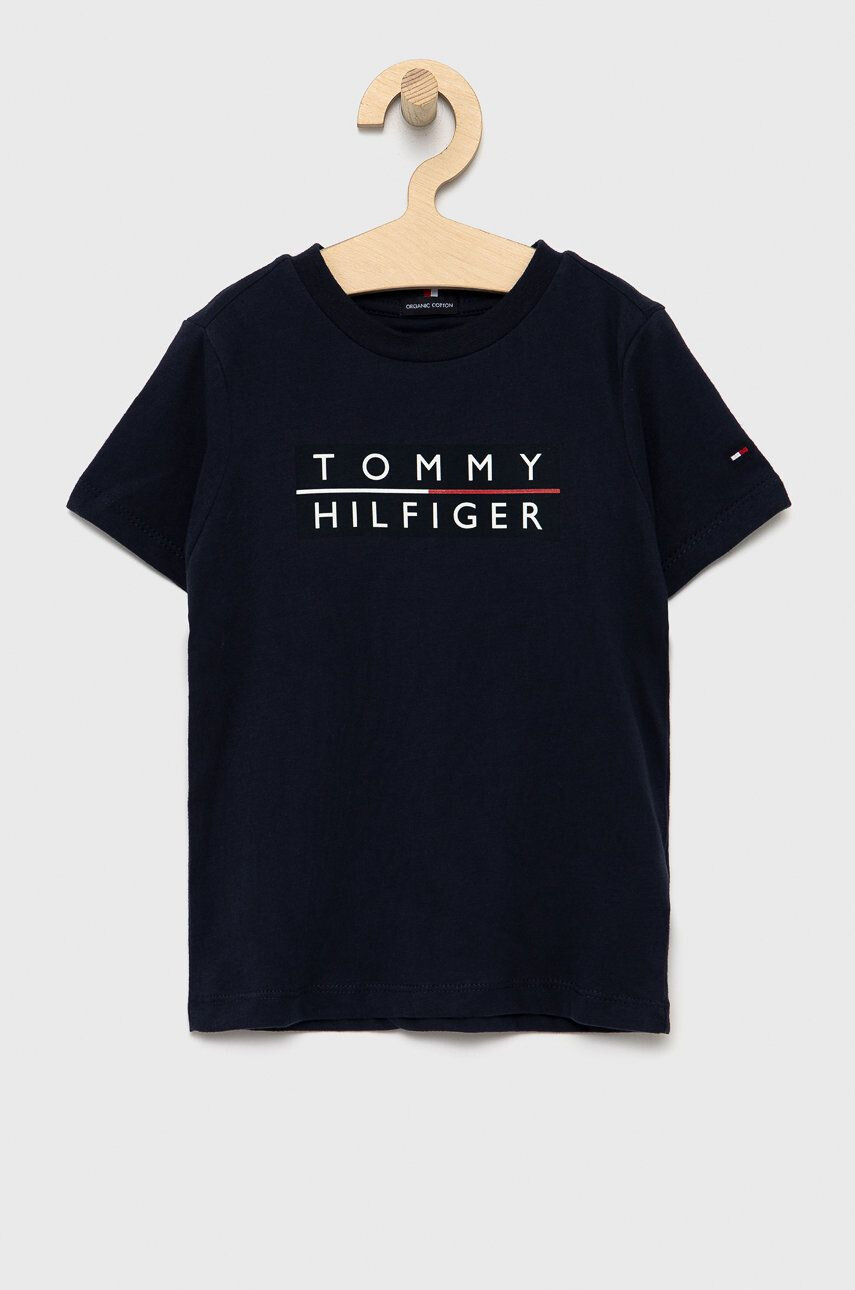 Tommy Hilfiger Детска памучна тениска - Pepit.bg