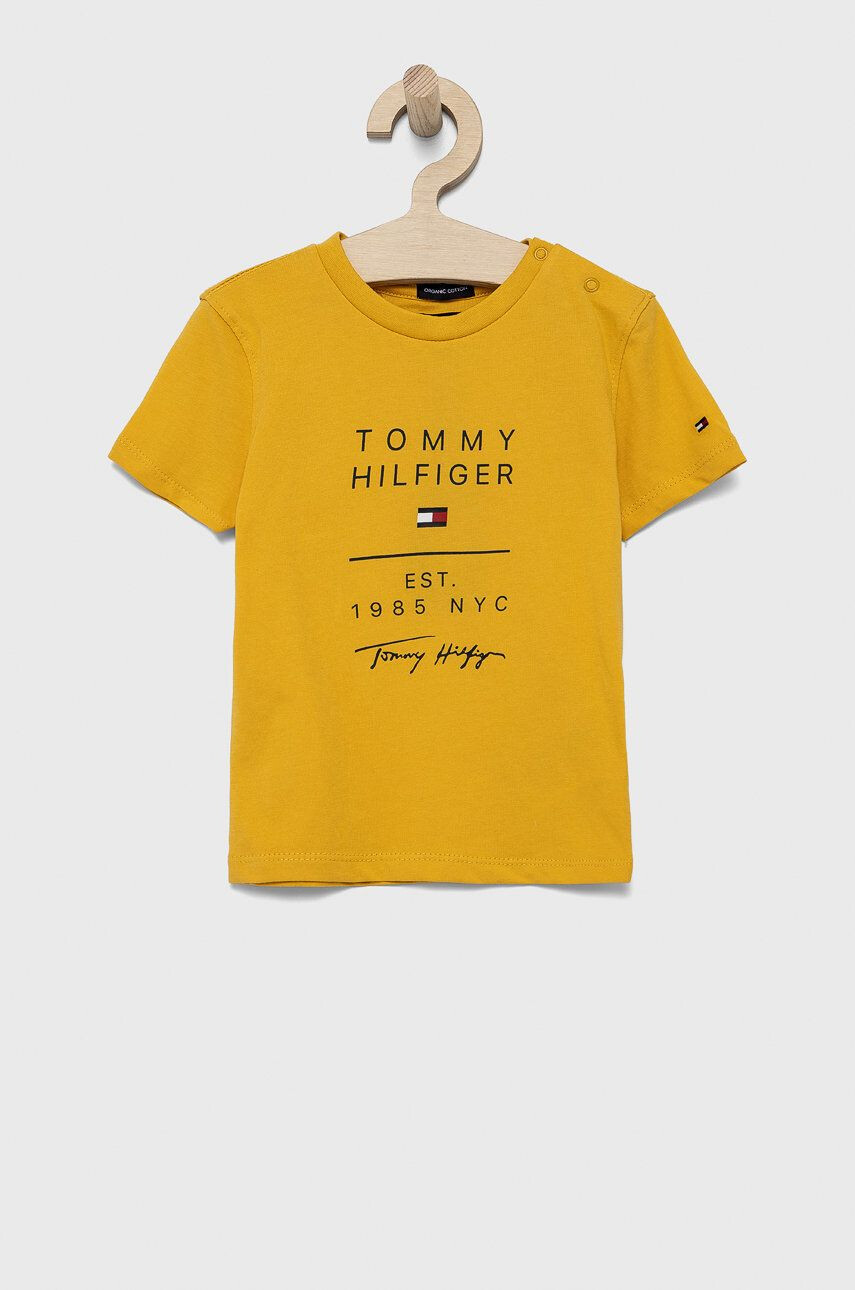 Tommy Hilfiger Детска памучна тениска - Pepit.bg