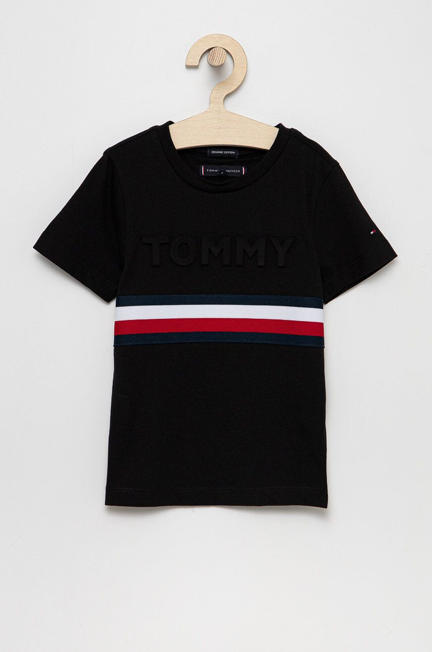 Tommy Hilfiger Детска памучна тениска - Pepit.bg