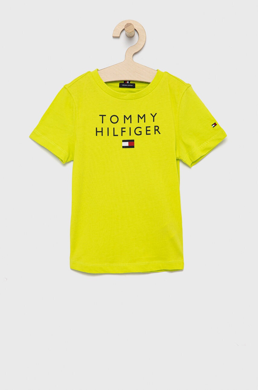 Tommy Hilfiger Детска памучна тениска - Pepit.bg