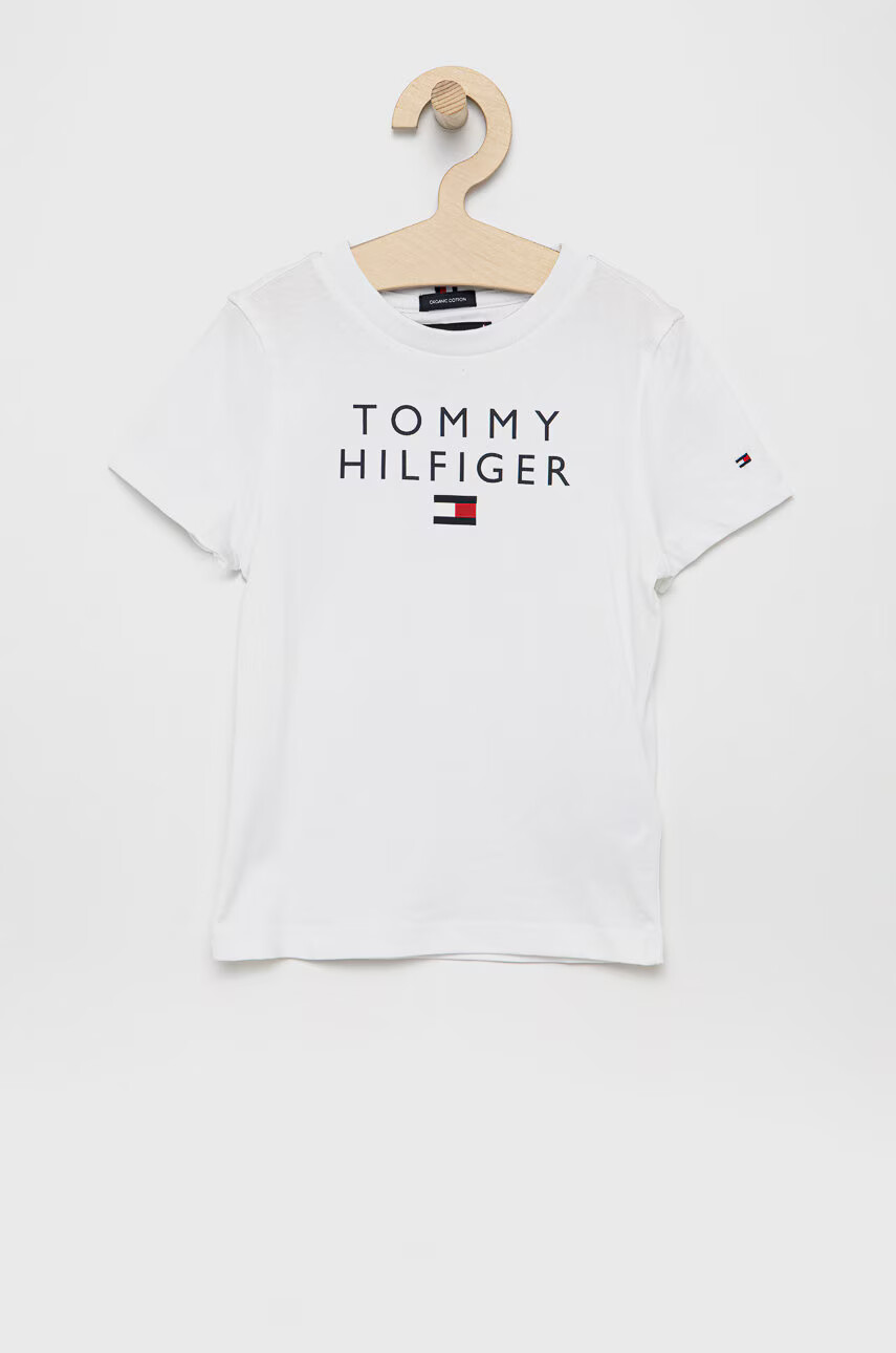 Tommy Hilfiger Детска памучна тениска - Pepit.bg