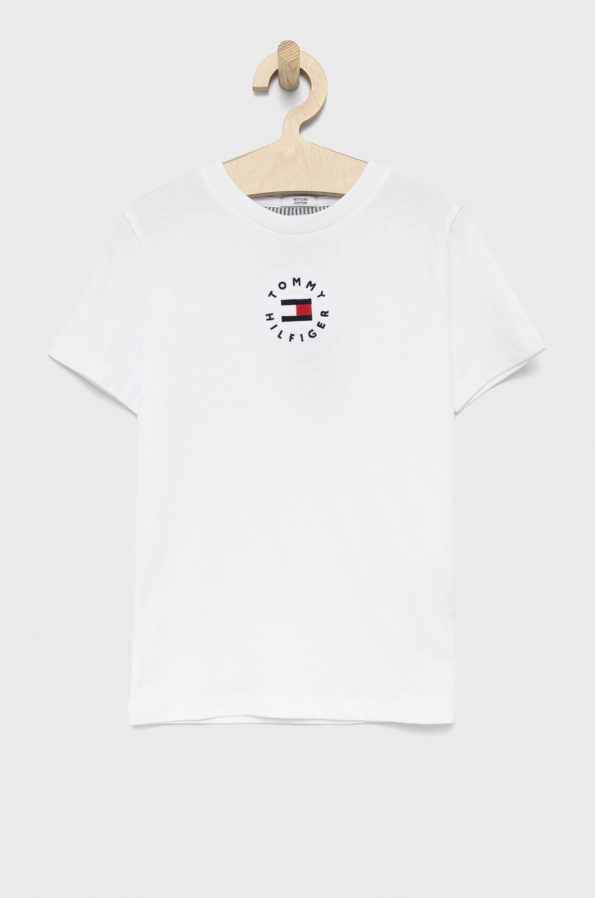 Tommy Hilfiger Детска памучна тениска - Pepit.bg