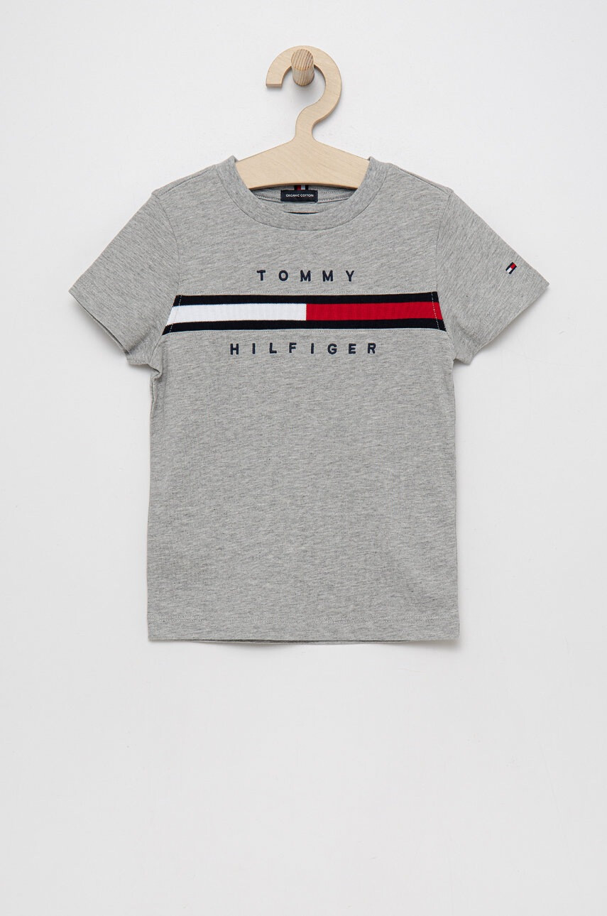 Tommy Hilfiger Детска памучна тениска - Pepit.bg
