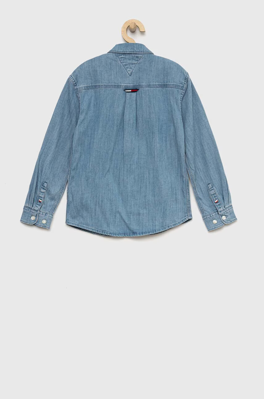Tommy Hilfiger Детска риза в синьо - Pepit.bg