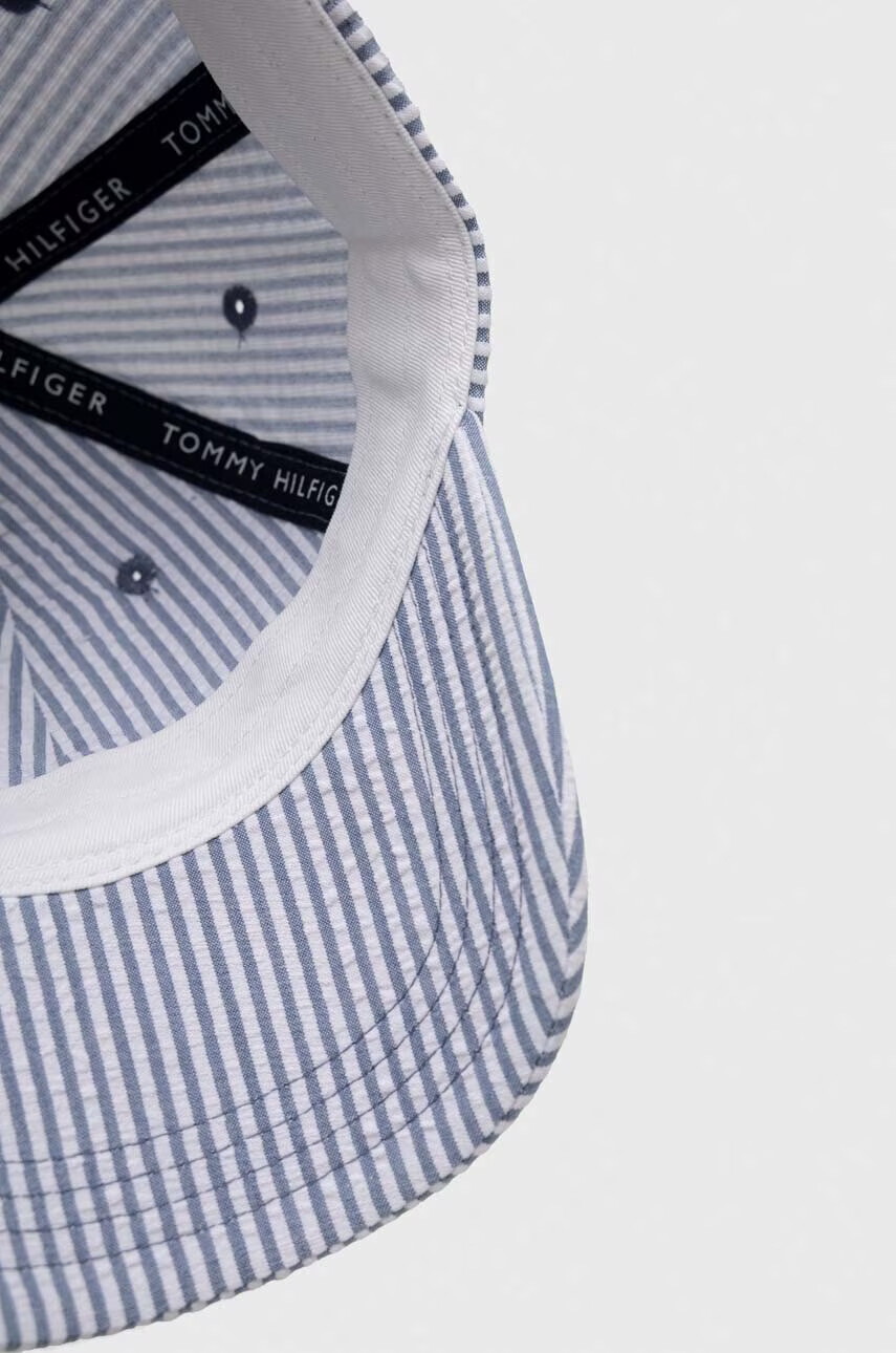 Tommy Hilfiger Детска шапка с козирка в синьо с апликация - Pepit.bg