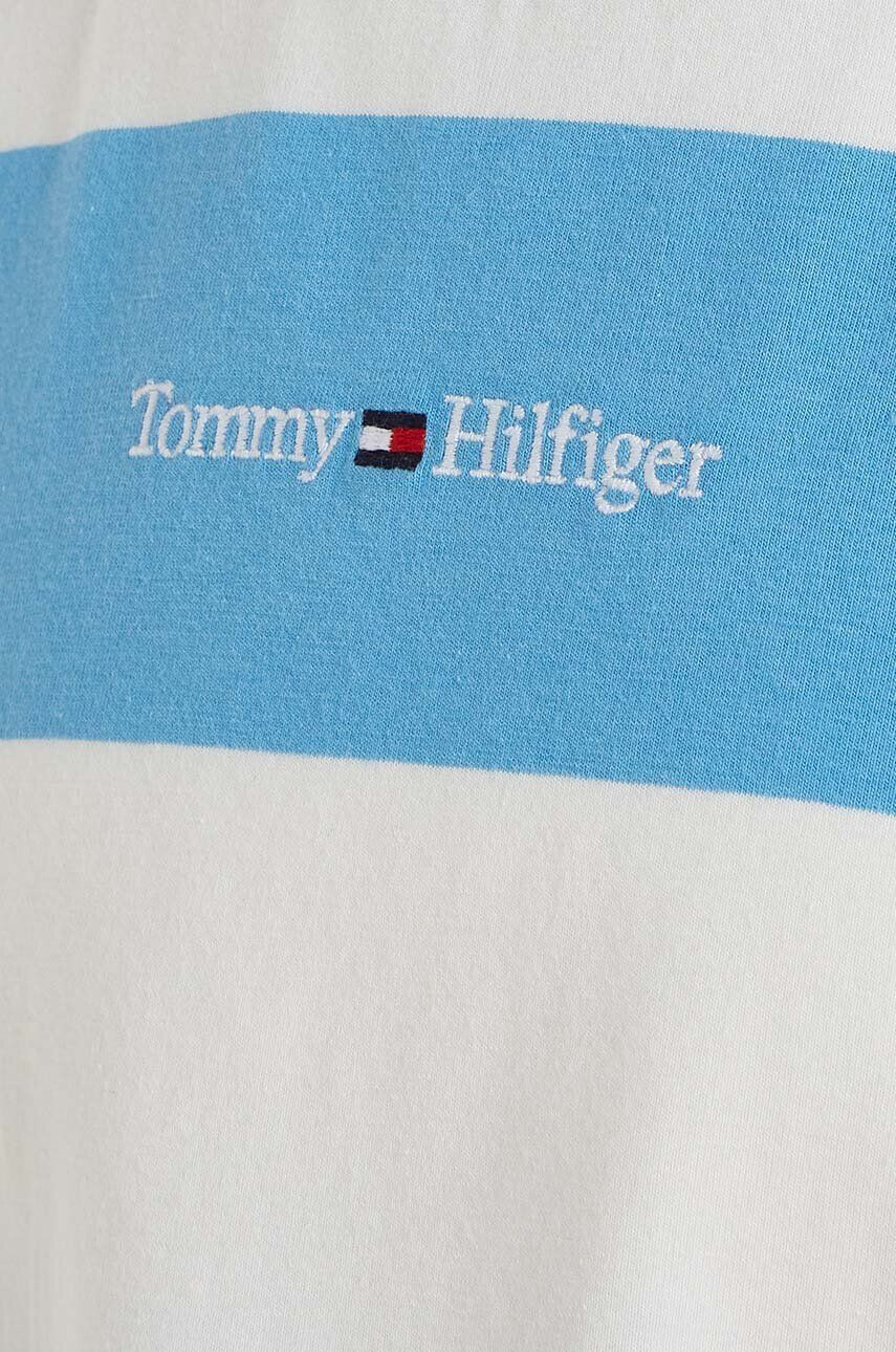 Tommy Hilfiger Детска тениска в синьо с десен - Pepit.bg