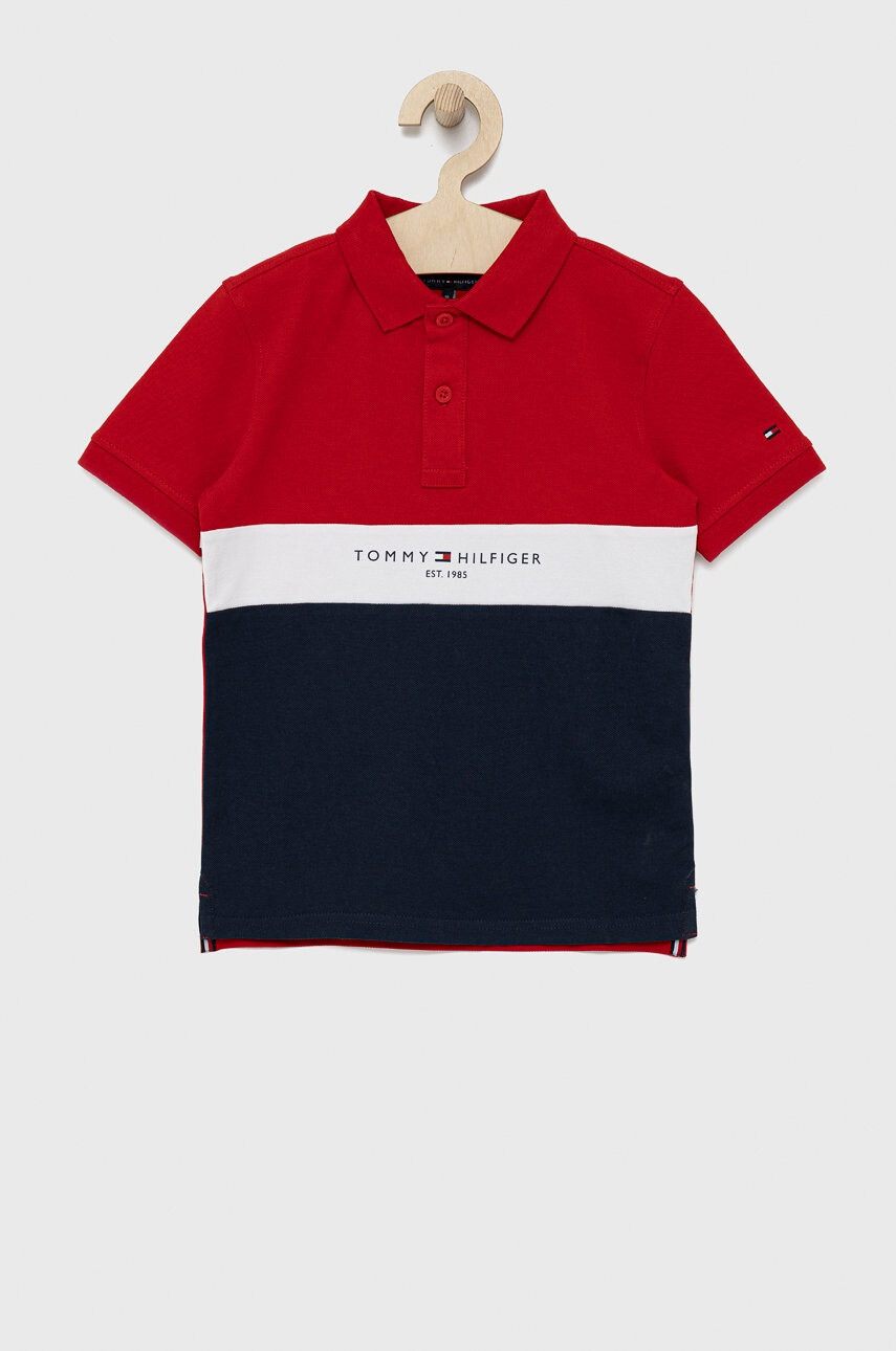 Tommy Hilfiger Детска тениска с яка - Pepit.bg