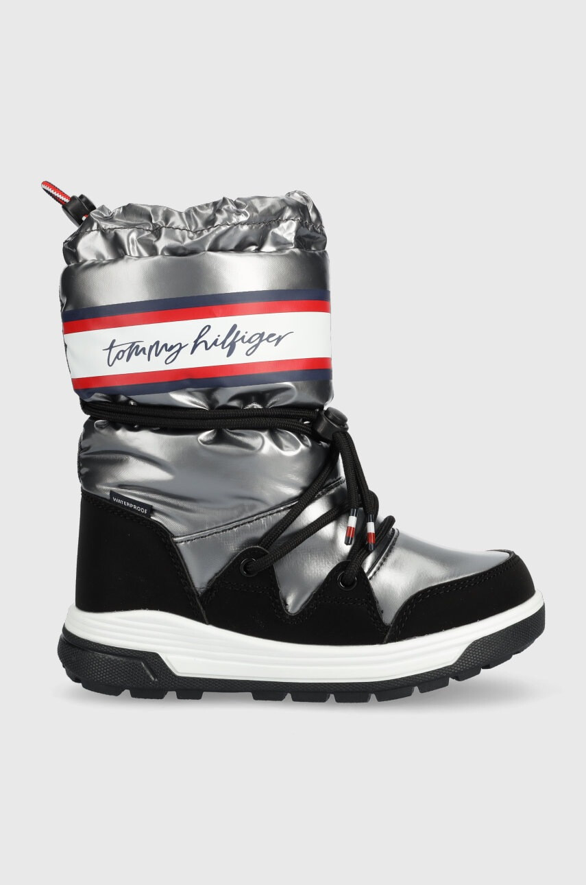 Tommy Hilfiger Детски апрески в сребристо - Pepit.bg