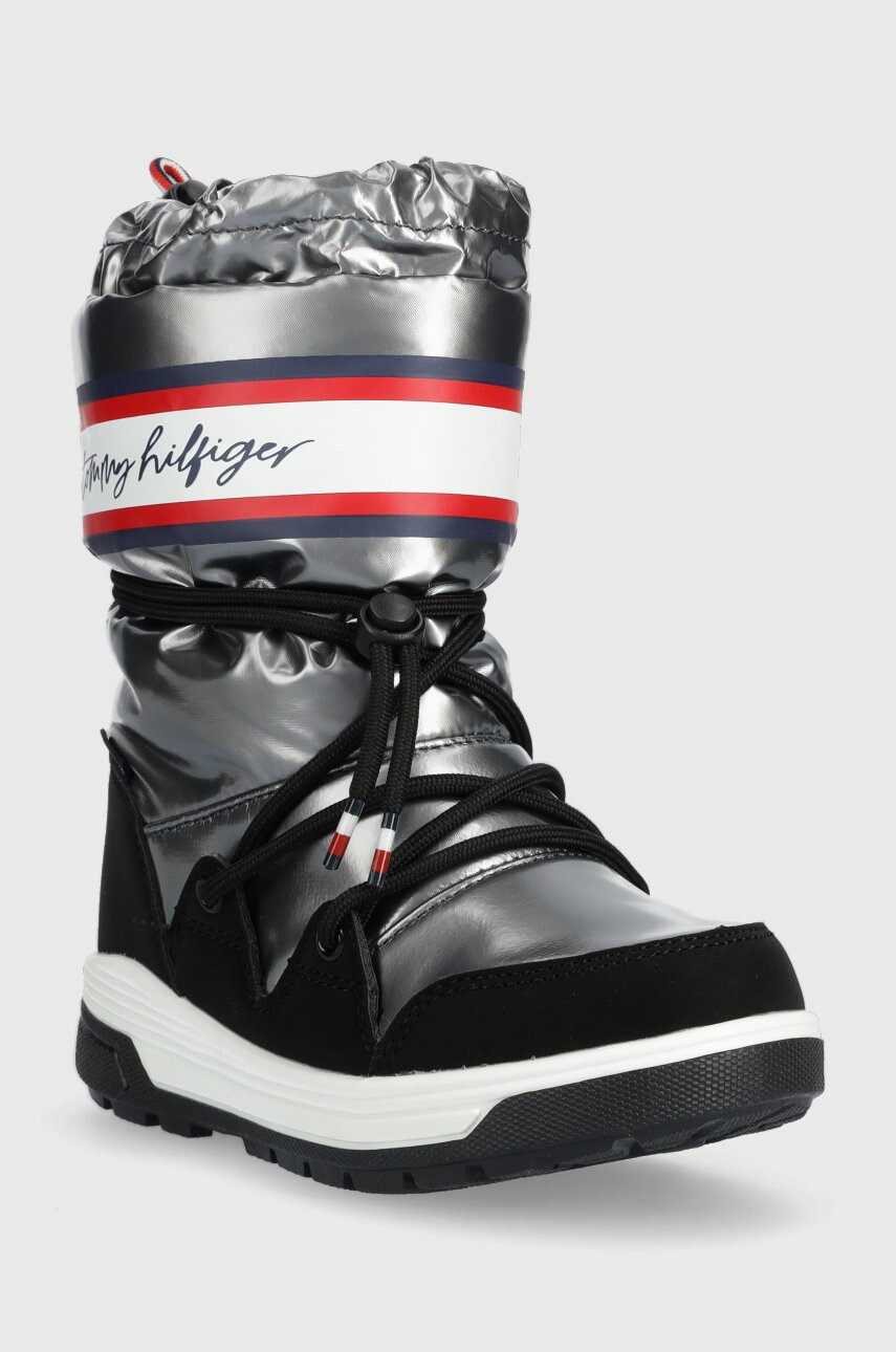 Tommy Hilfiger Детски апрески в сребристо - Pepit.bg