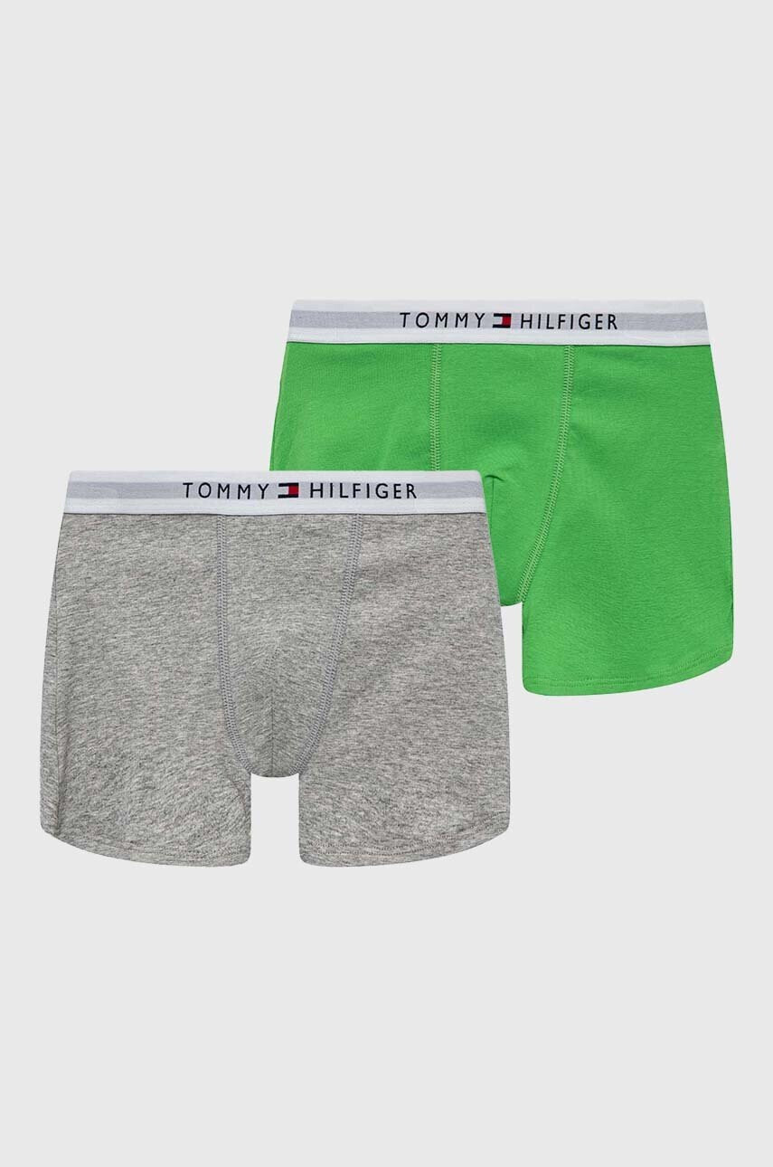 Tommy Hilfiger Детски боксерки в зелено - Pepit.bg