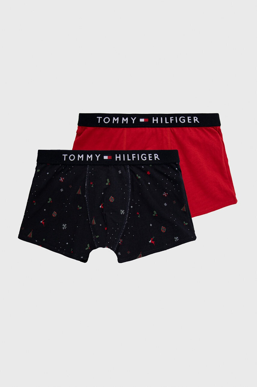 Tommy Hilfiger Детски боксерки в червено - Pepit.bg