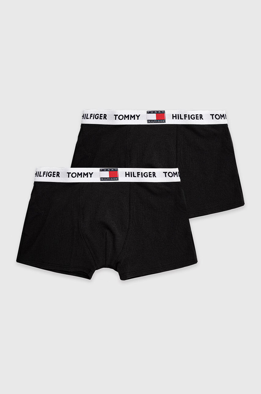 Tommy Hilfiger Детски боксерки в черно - Pepit.bg