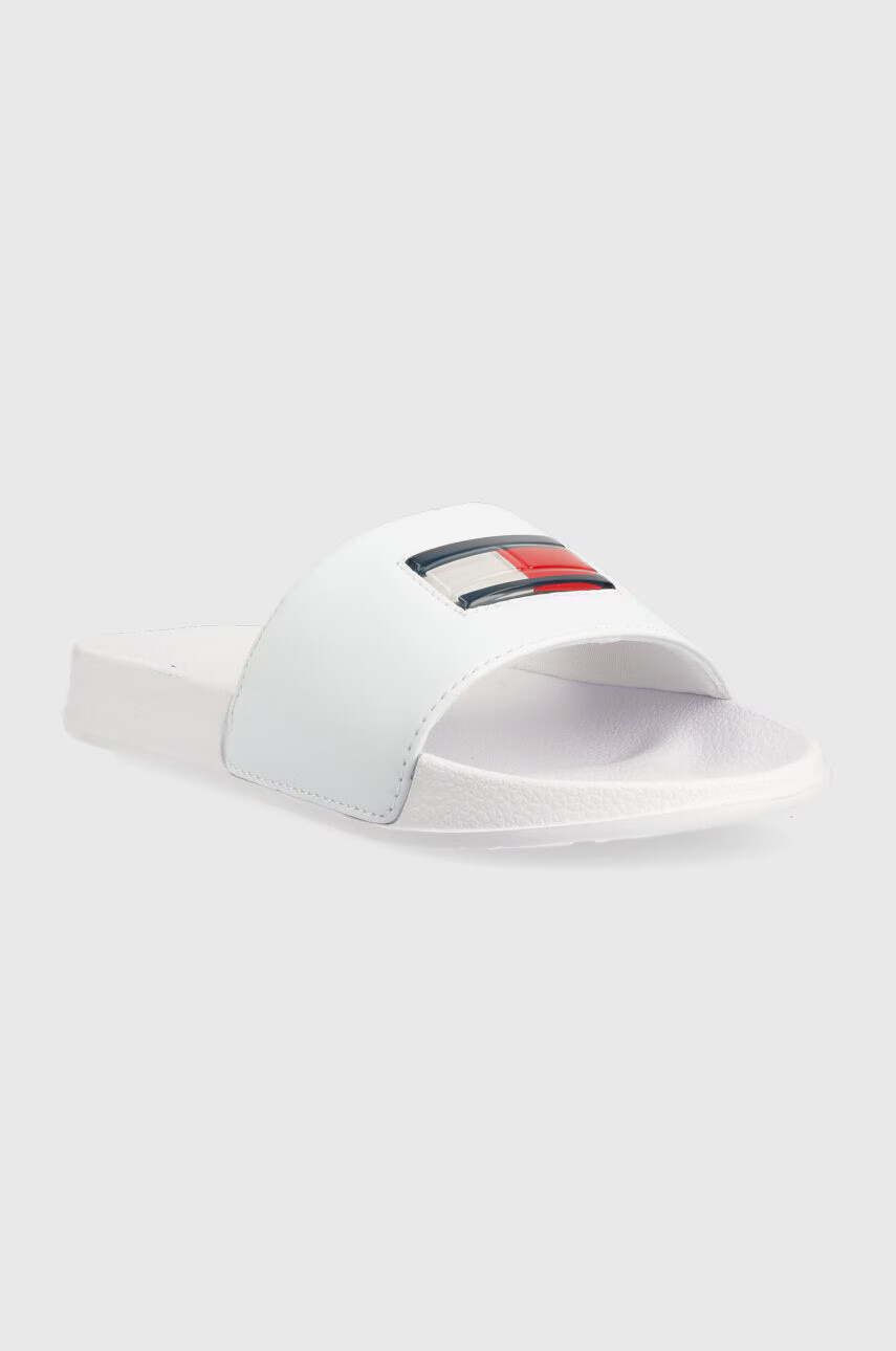 Tommy Hilfiger Детски чехли в бяло - Pepit.bg