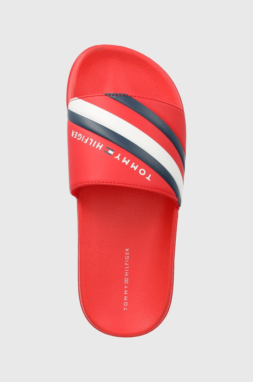 Tommy Hilfiger Детски чехли в червено - Pepit.bg