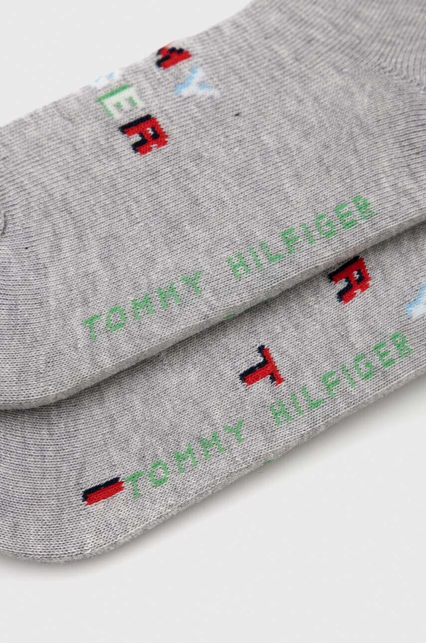 Tommy Hilfiger Детски чорапи (2 броя) в сиво - Pepit.bg