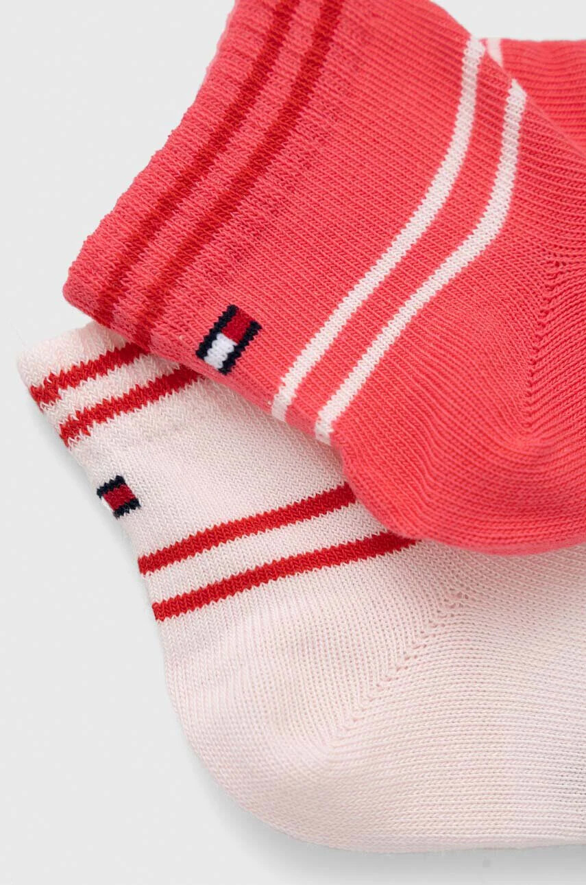 Tommy Hilfiger Детски чорапи (2 броя) в розово - Pepit.bg