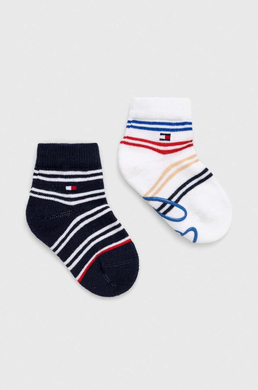 Tommy Hilfiger Детски чорапи (2 броя) в тъмносиньо - Pepit.bg