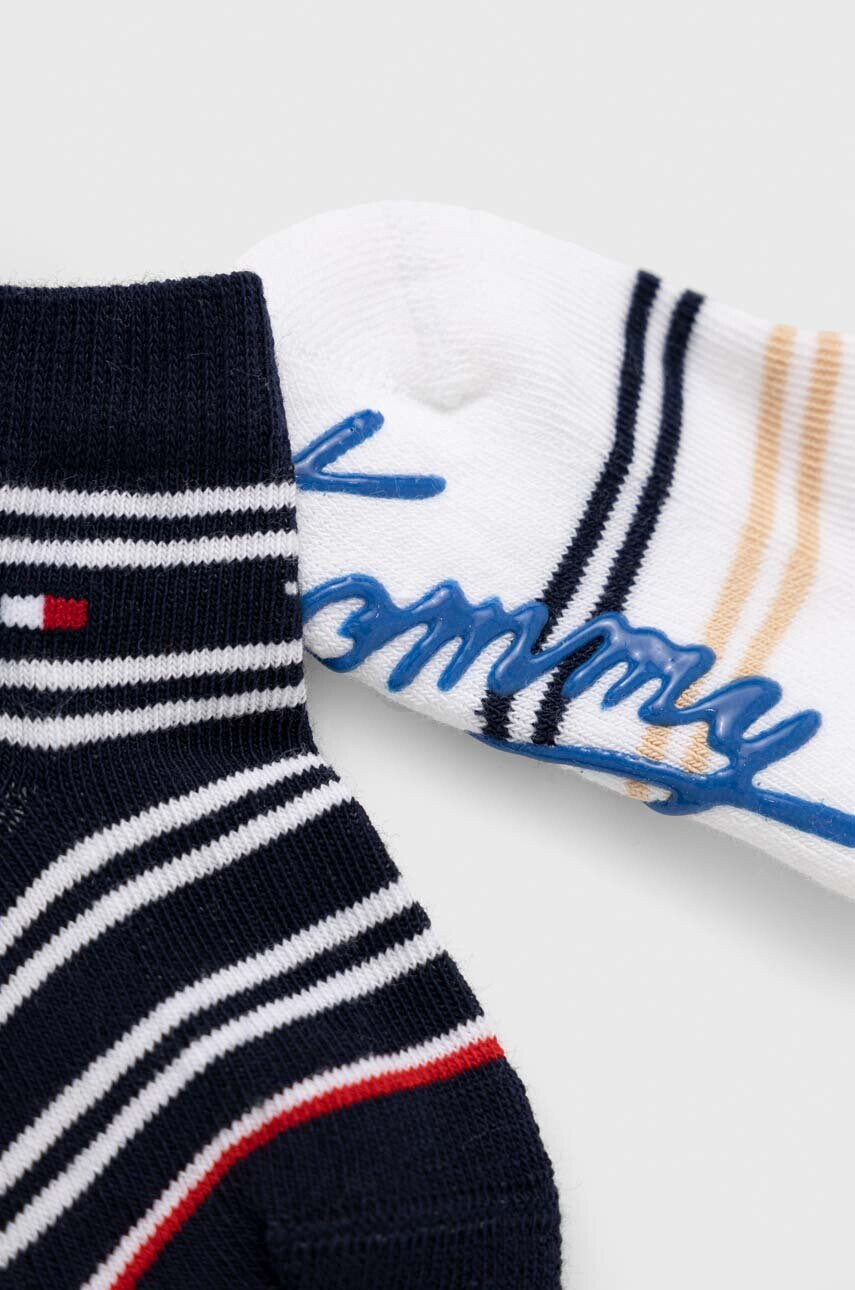 Tommy Hilfiger Детски чорапи (2 броя) в тъмносиньо - Pepit.bg