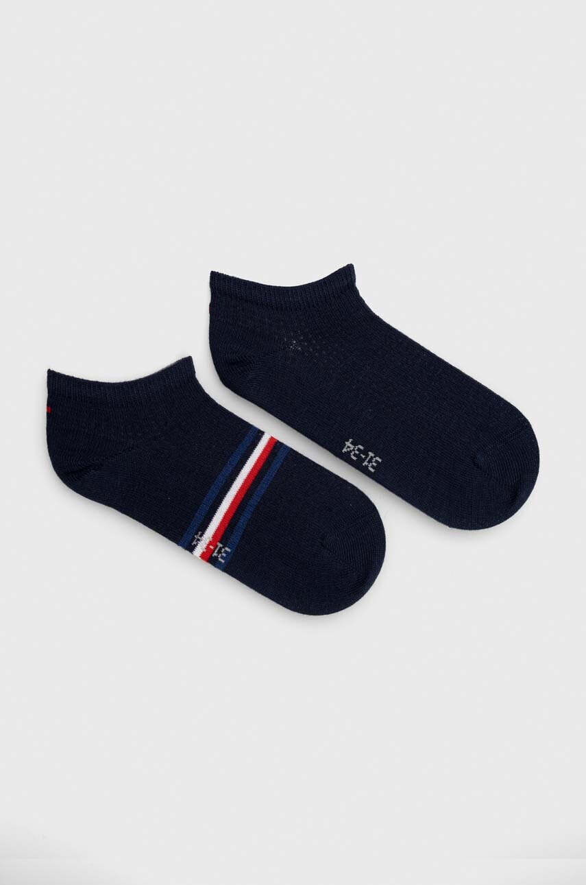 Tommy Hilfiger Детски чорапи (2 броя) в тъмносиньо - Pepit.bg