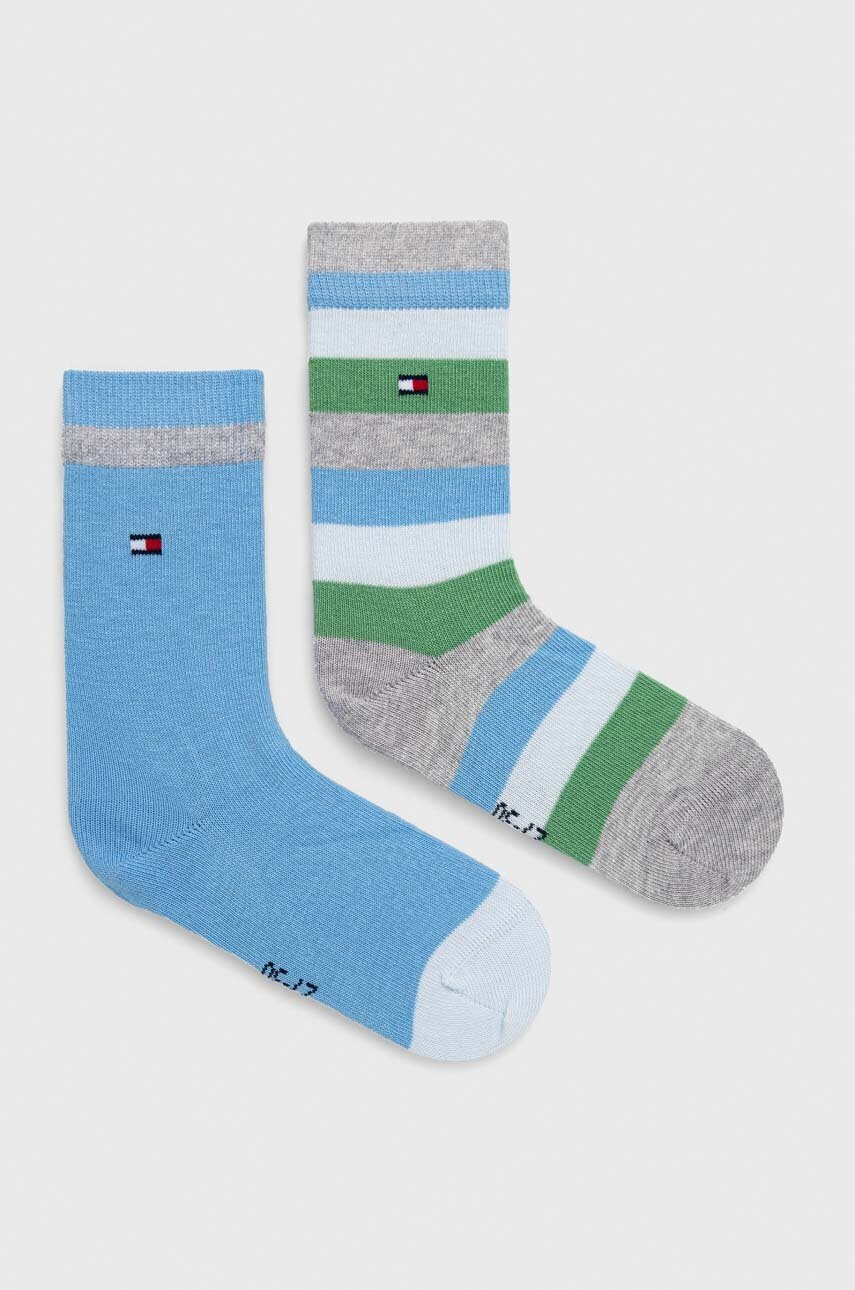 Tommy Hilfiger Детски чорапи (2 броя) в зелено - Pepit.bg
