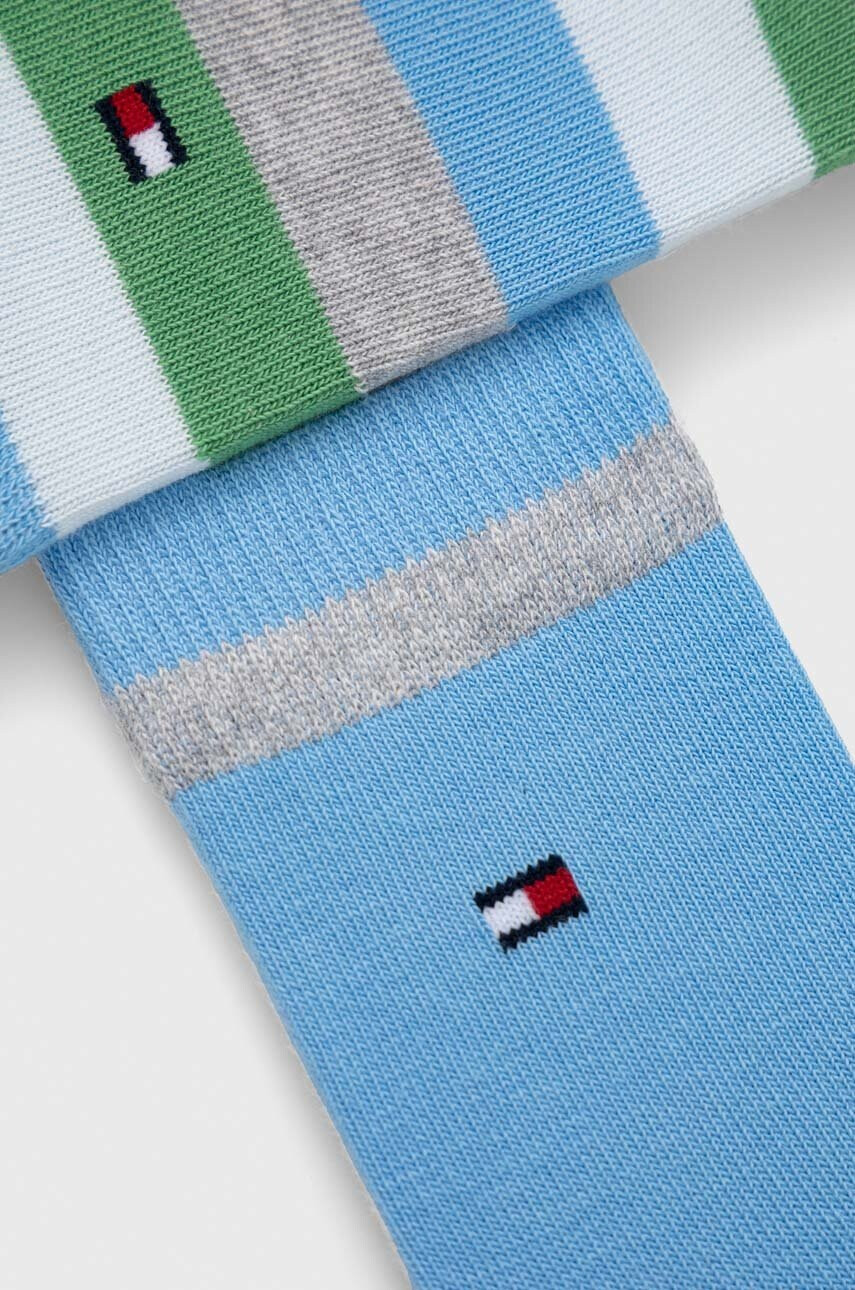 Tommy Hilfiger Детски чорапи (2 броя) в зелено - Pepit.bg
