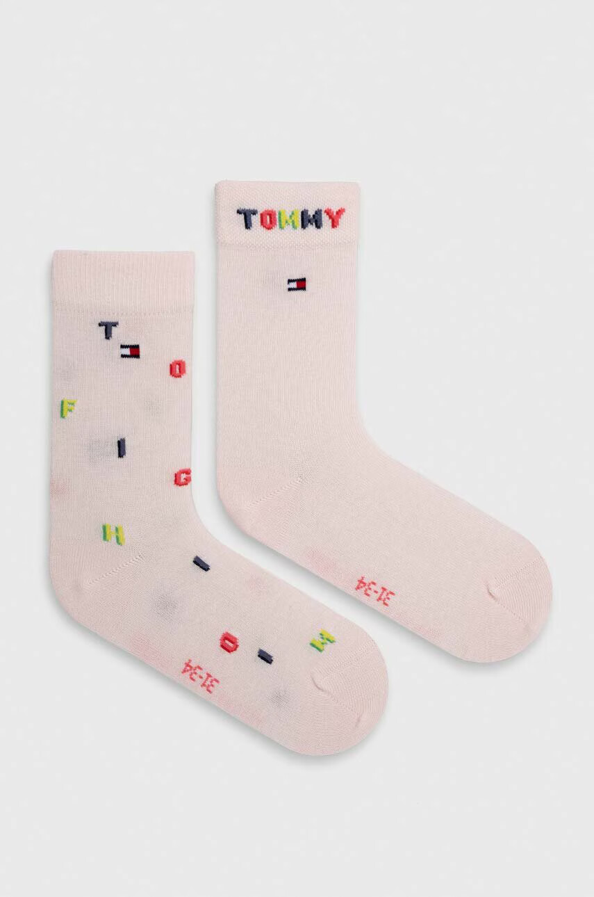Tommy Hilfiger Детски чорапи (2 броя) в розово - Pepit.bg