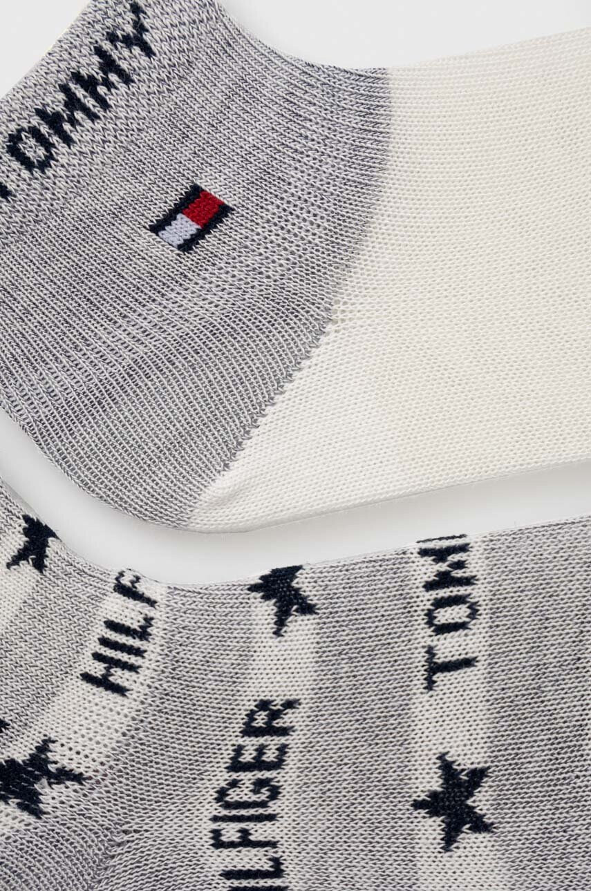 Tommy Hilfiger Детски чорапи (2 броя) в сиво - Pepit.bg