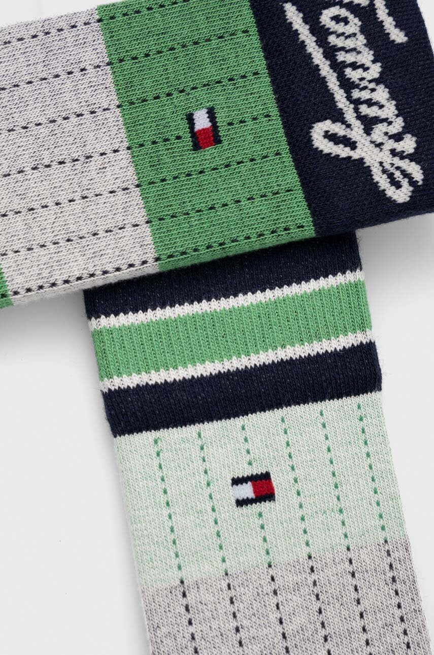 Tommy Hilfiger Детски чорапи (2 броя) в зелено - Pepit.bg
