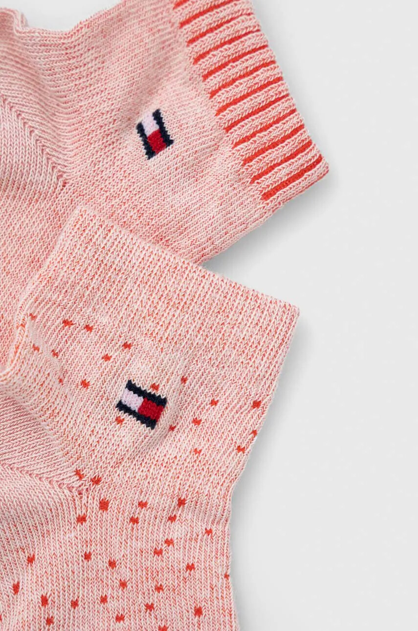 Tommy Hilfiger Детски чорапи (2 броя) в розово - Pepit.bg