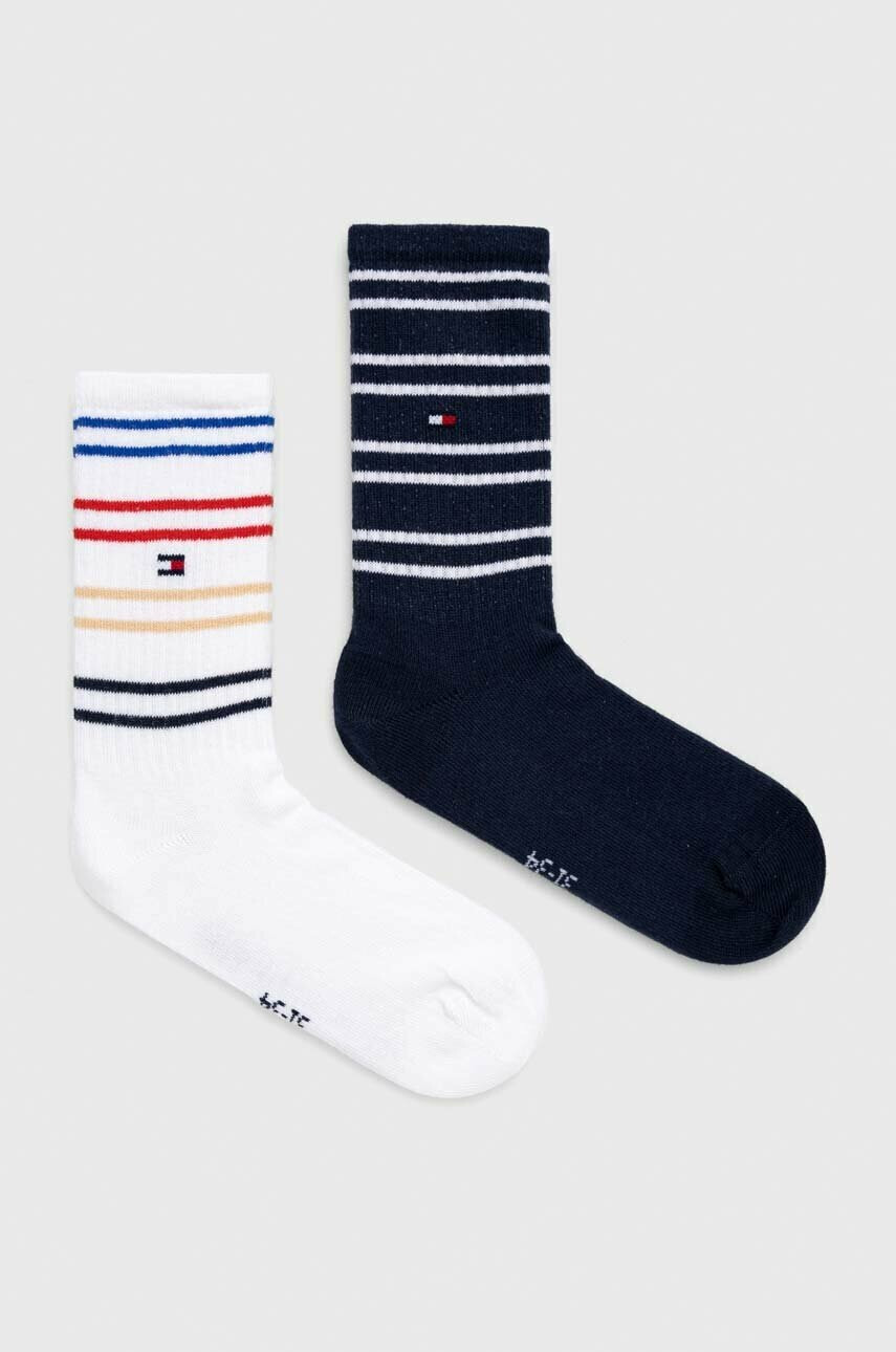 Tommy Hilfiger Детски чорапи (2 броя) в тъмносиньо - Pepit.bg