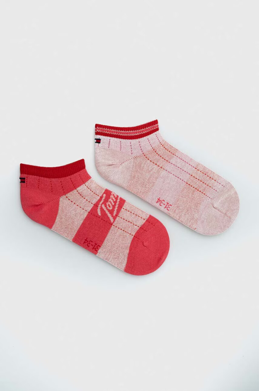 Tommy Hilfiger Детски чорапи (2 броя) в розово - Pepit.bg