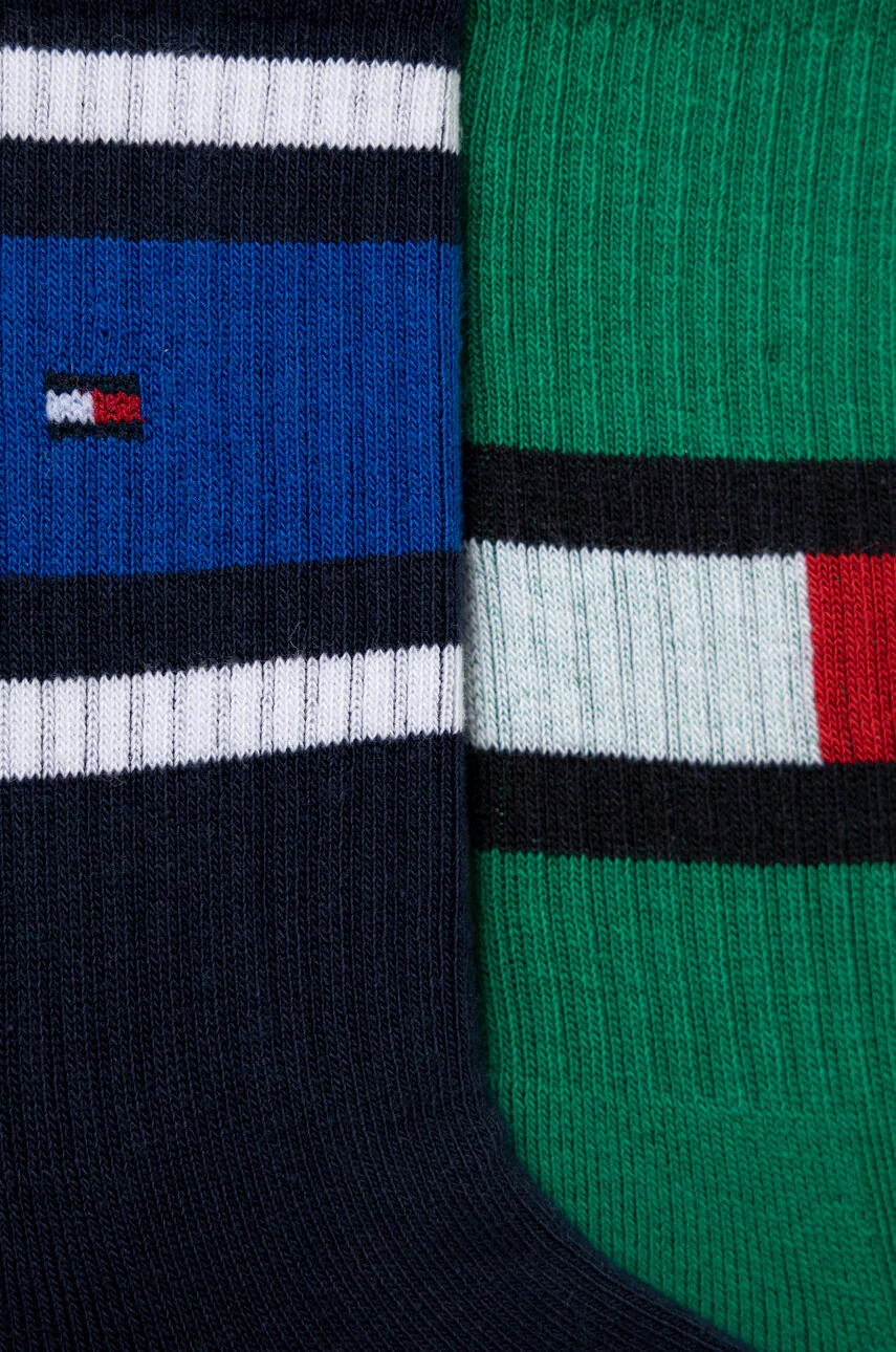 Tommy Hilfiger Детски чорапи (2 чифта) в зелено - Pepit.bg