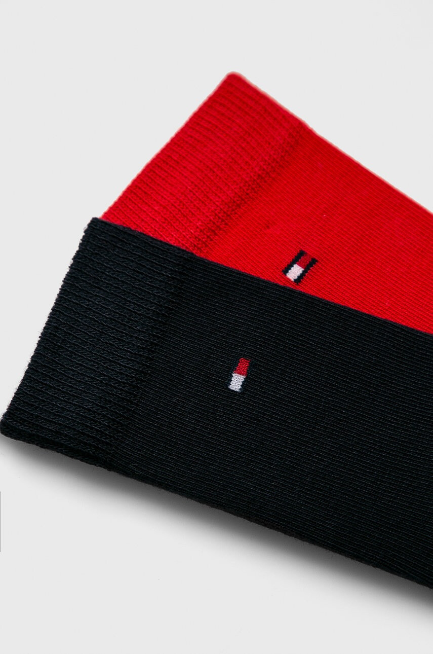 Tommy Hilfiger Детски чорапи (2 чифта) в червено - Pepit.bg