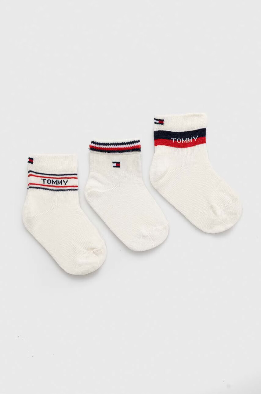 Tommy Hilfiger Детски чорапи (3 броя) в бежово - Pepit.bg