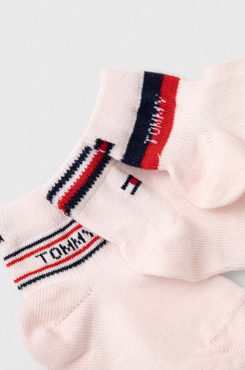 Tommy Hilfiger Детски чорапи (3 броя) в розово - Pepit.bg