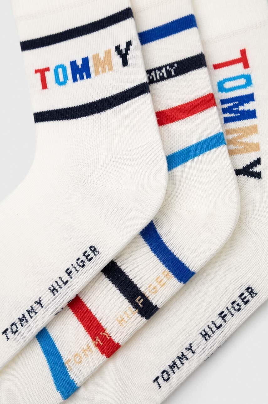 Tommy Hilfiger Детски чорапи (3 броя) в бяло - Pepit.bg