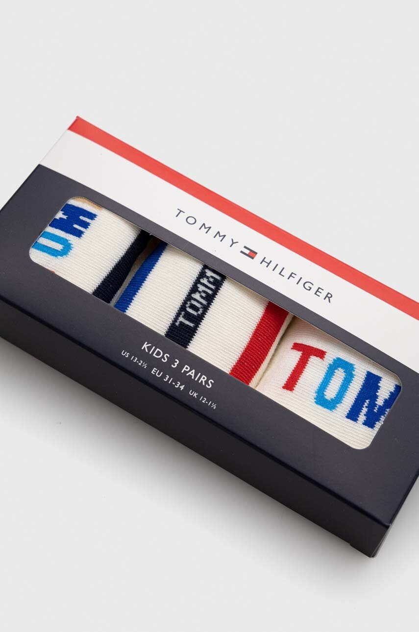 Tommy Hilfiger Детски чорапи (3 броя) в бяло - Pepit.bg