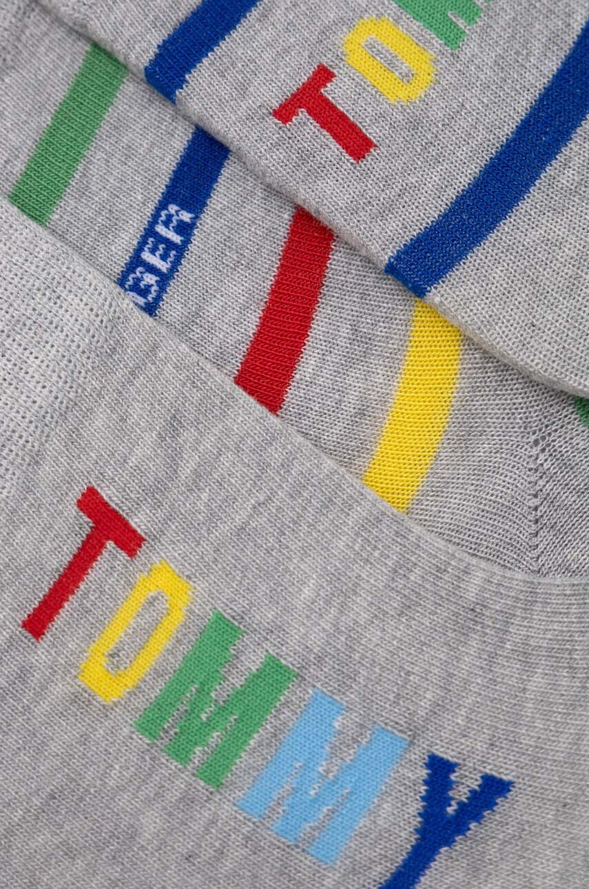 Tommy Hilfiger Детски чорапи (3 броя) в сиво - Pepit.bg
