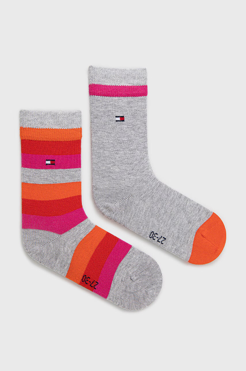 Tommy Hilfiger Детски чорапи в оранжево - Pepit.bg