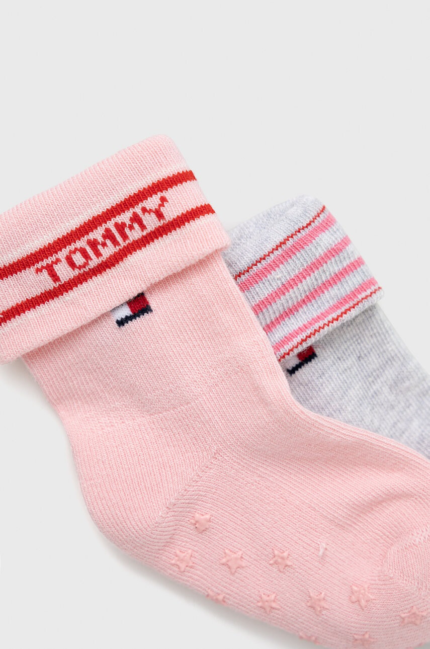 Tommy Hilfiger Детски чорапи в розово - Pepit.bg