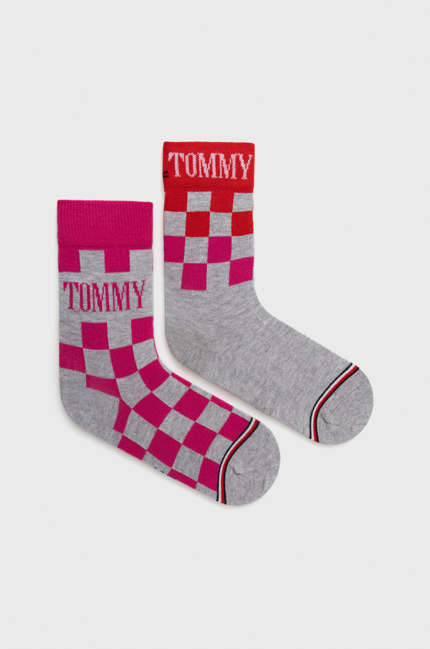 Tommy Hilfiger Детски чорапи в лилаво - Pepit.bg