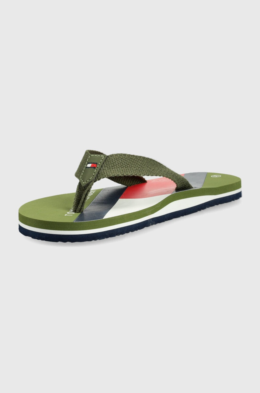 Tommy Hilfiger Детски джапанки в зелено - Pepit.bg