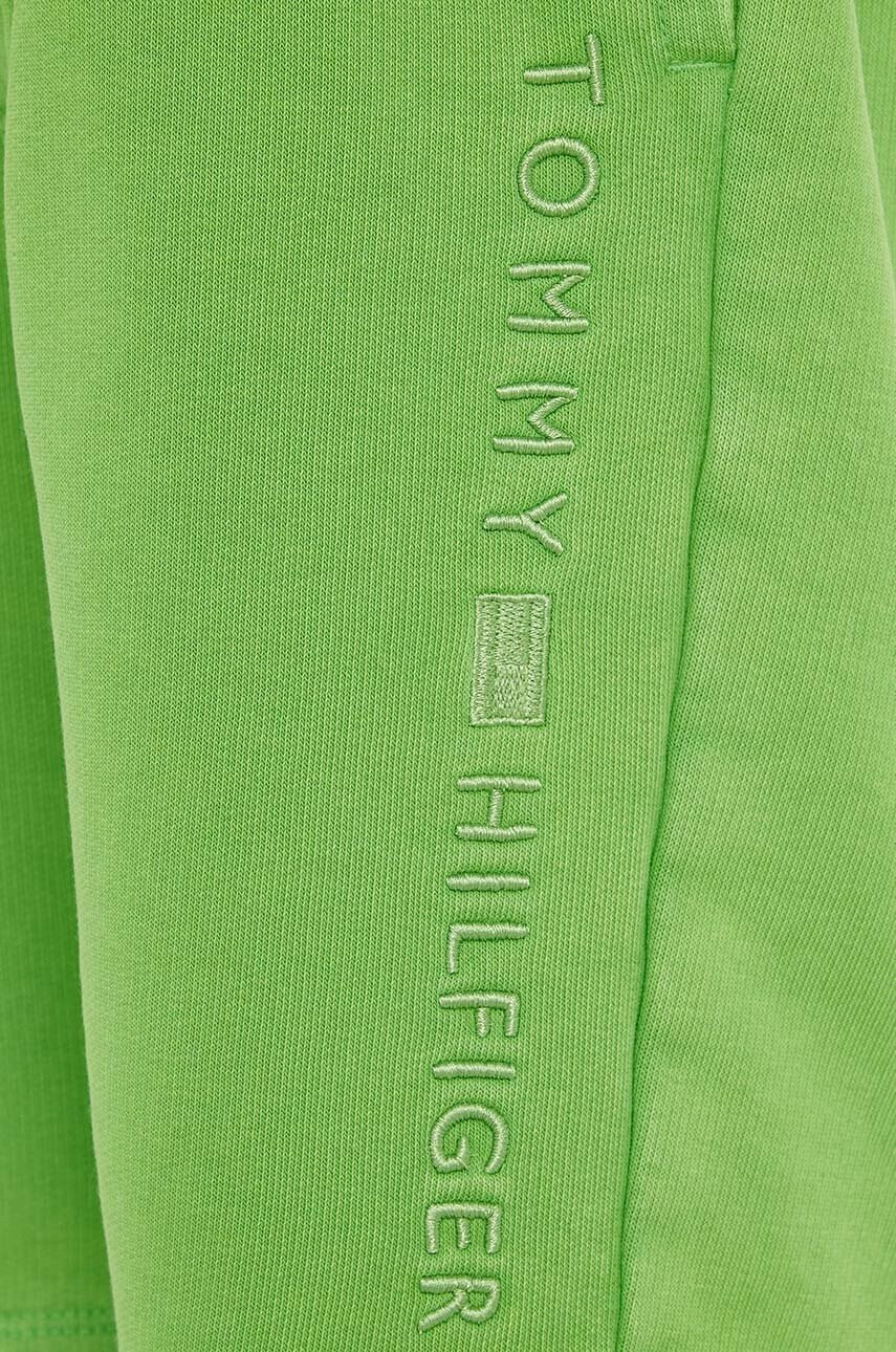 Tommy Hilfiger Детски къси панталони в зелено с регулируема талия - Pepit.bg