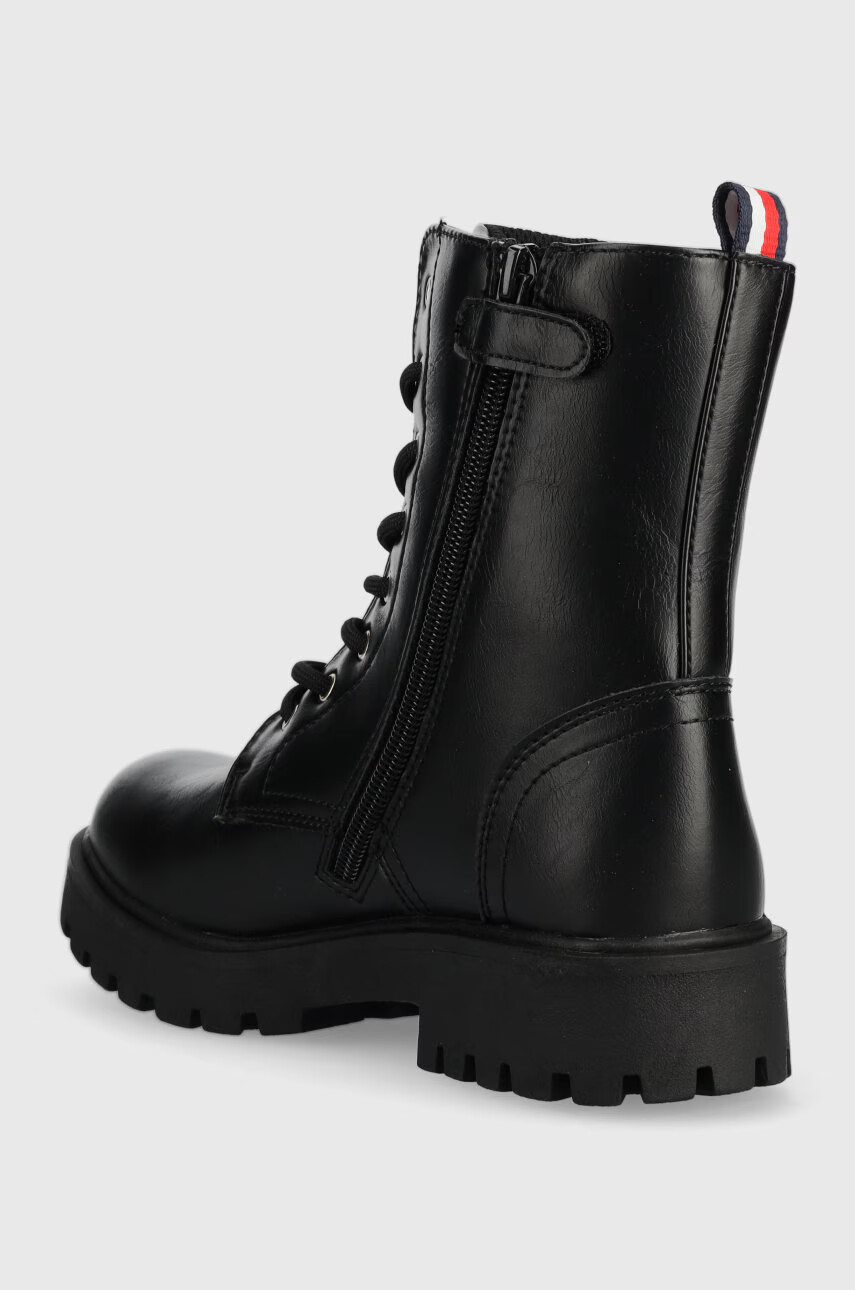 Tommy Hilfiger Детски кубинки в черно - Pepit.bg